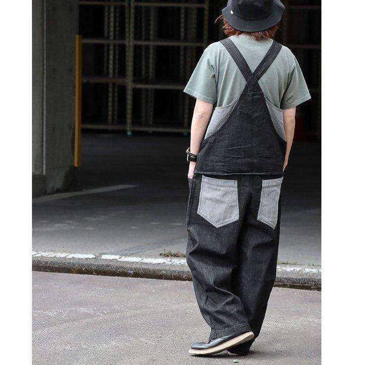 PATY サロペット パンツ ワイド ストレート ベスト 重ね着風