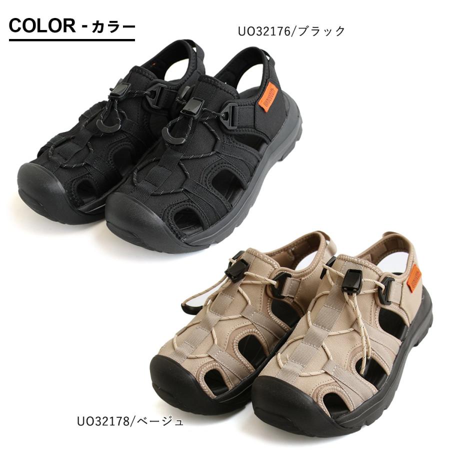 サンダル レースアップサンダル メンズ レディース 疲労軽減 厚底 疲れにくい 滑りにくい ブラック | PATY | 03