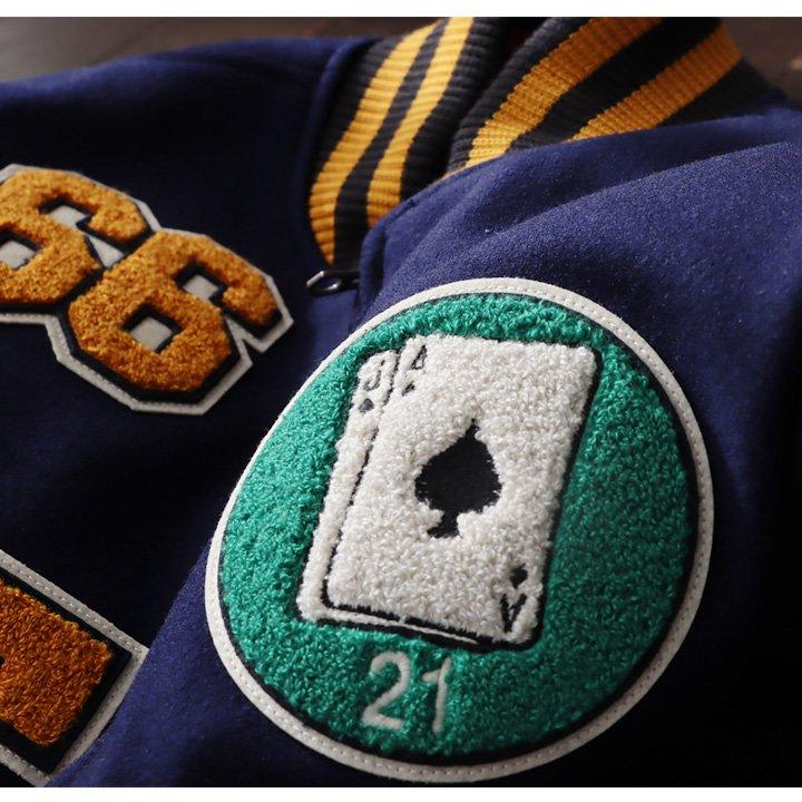 PATY スタジアムジャケット スタジャン アワードジャケット メンズ