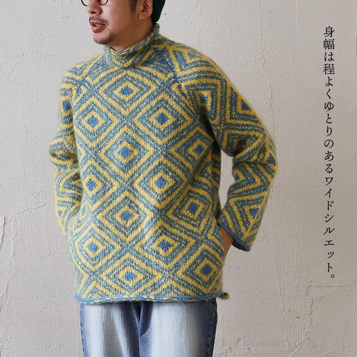 SLOW HANDS モヘヤウールハイネックニット PATY SLOW HANDS スローハンズ ニット セーター 長袖 ハイネック