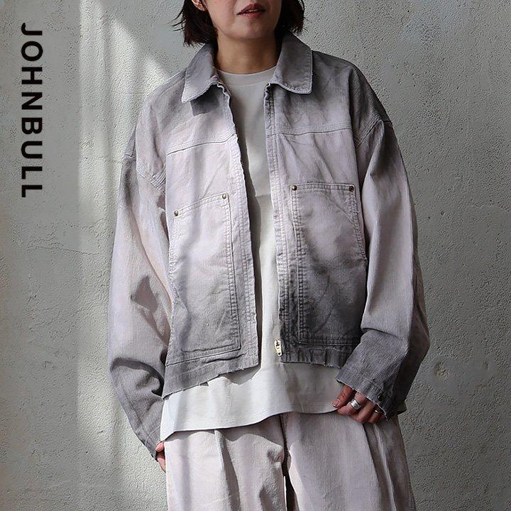 Johnbull ジョンブル ジャケット 長袖 ショート丈 レディース 綿100 コットン グラデーション コーデュロイ 日本製 パティ | PATY