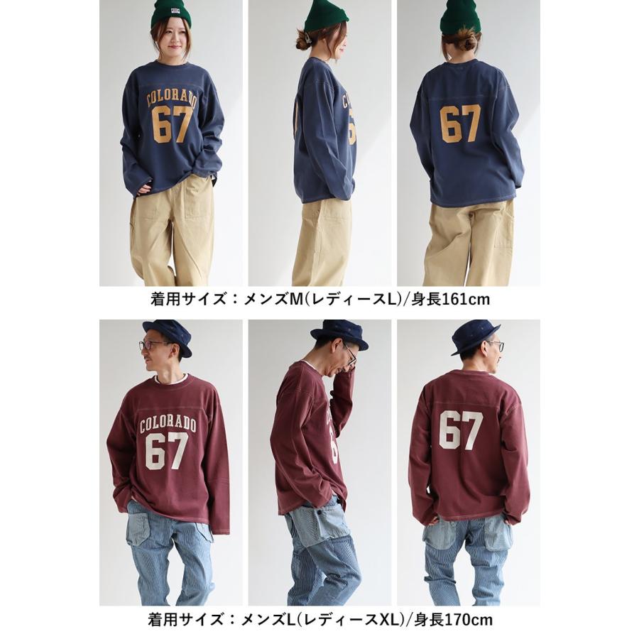 PATY Tシャツ フットボールT 長袖 ロンT メンズ レディース