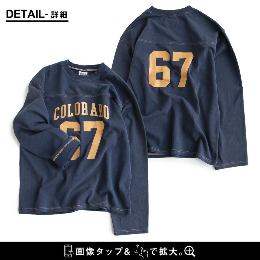 PATY Tシャツ フットボールT 長袖 ロンT メンズ レディース