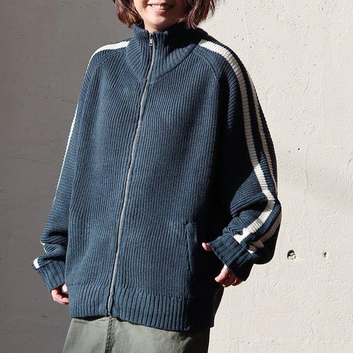 PATY カーディガン ニット メンズ レディース ニットカーデ 袖ライン