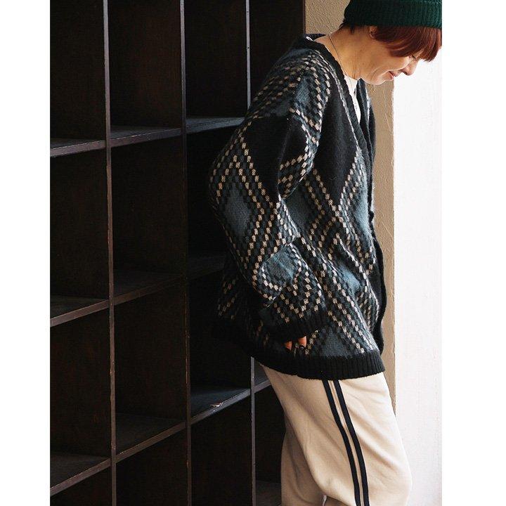 ダイヤ　トップス　カーディガン JIGGYS SHOP（ジギーズショップ） カーディガン メンズ トップス