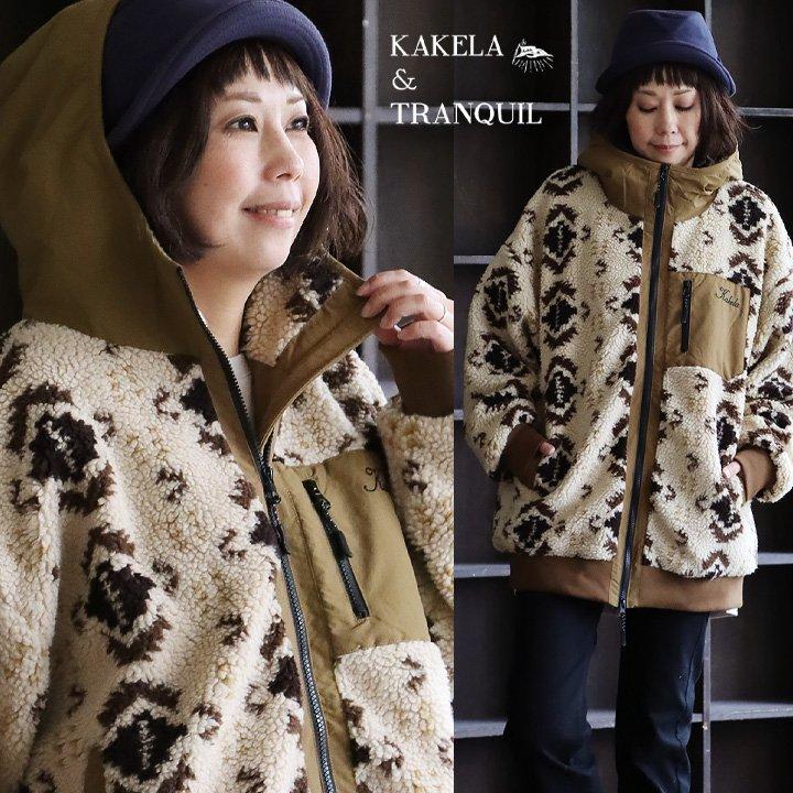 PATY アウター ブルゾン 長袖 レディース ハイネック オルテガ柄