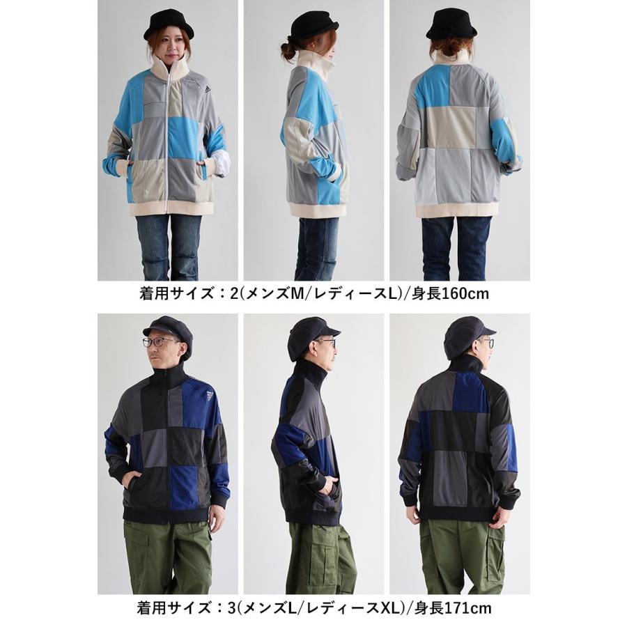 PATY ジャージ トラックジャケット メンズ レディース 長袖 パッチ