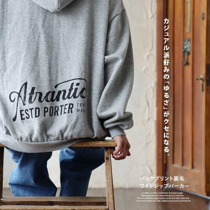 パーカー ジップパーカー スウェット レディース 重ね着 プリント 刺繍 犬 裏毛 伸縮性 ゆったり 体型カバー パティ | PATY | 04