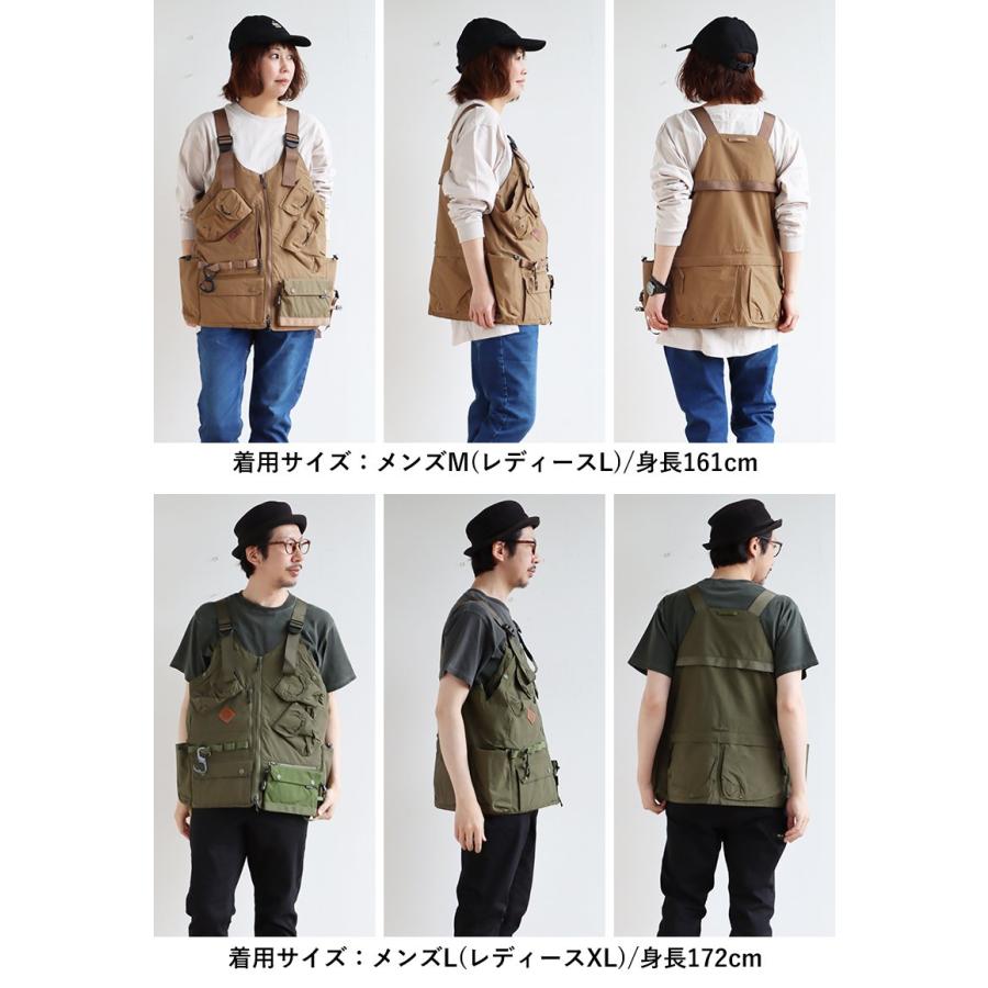 PATY ベスト メンズ レディース ジップアップ 前開き 撥水 ロクヨン 