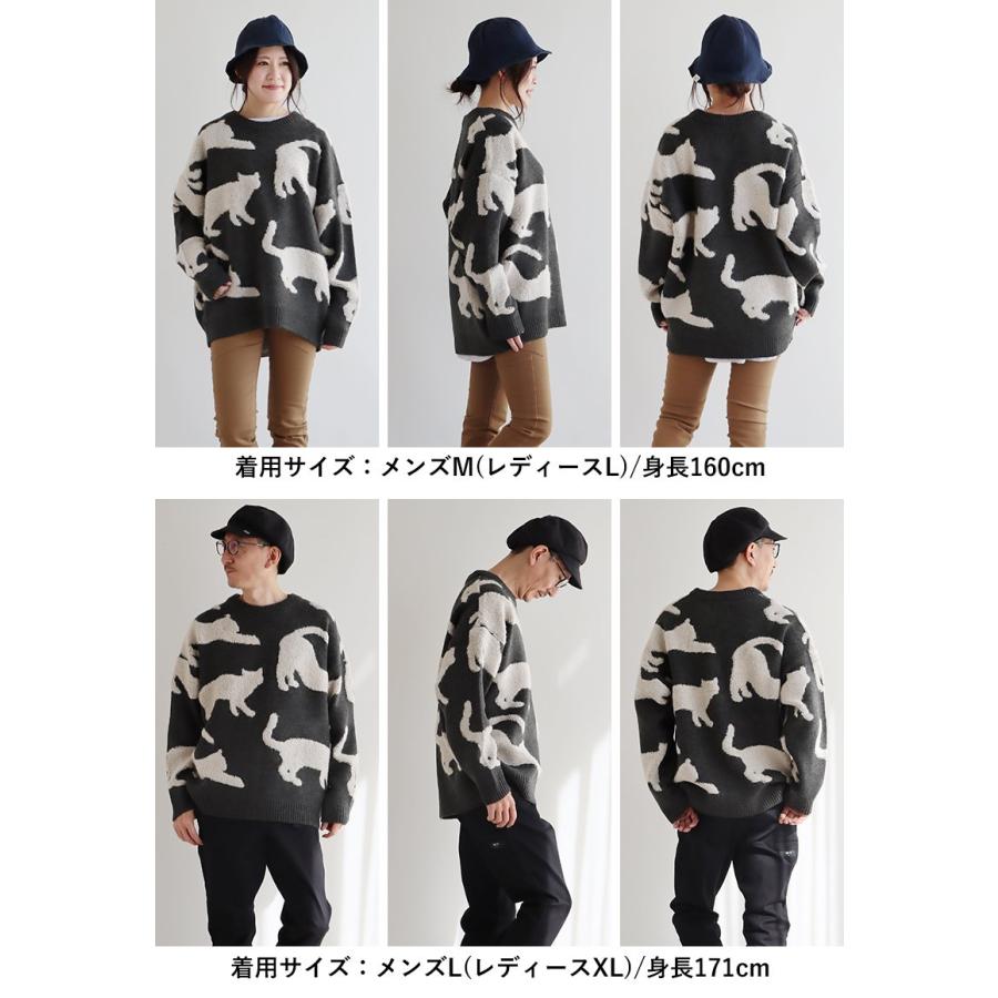 【希少デザイン】オレボレブラ　猫柄 ハイネックセーター 裾フリル ニット 日本製 希少デザイン】オレボレブラ 猫柄 ハイネックセーター 裾フリル ニット