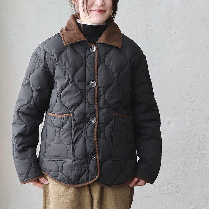 PATY キルティング ジャケット 長袖 レディース コーデュロイ 異素材