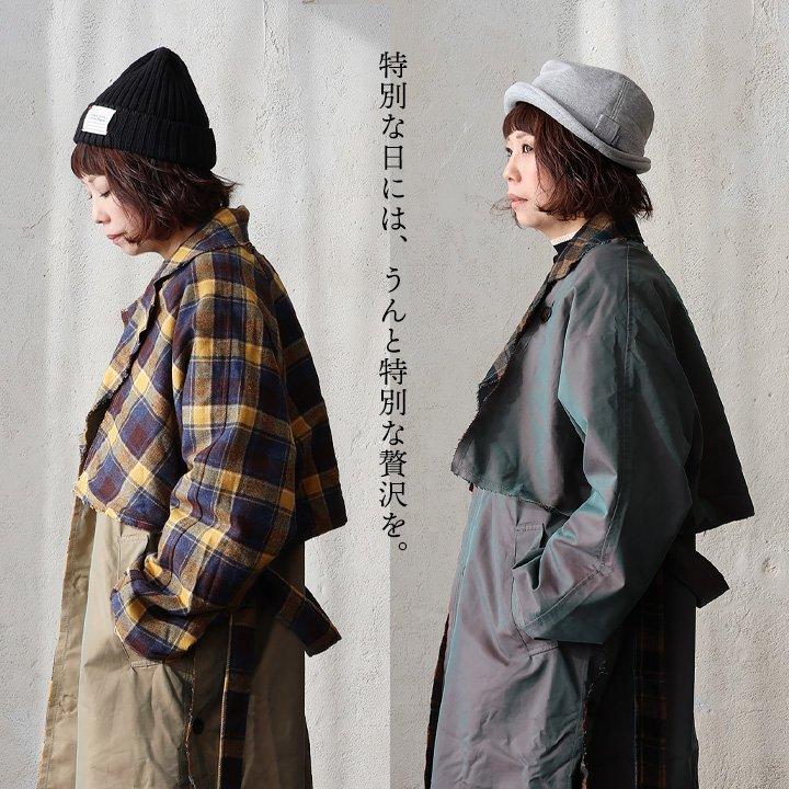 PATY トレンチコート コート アウター レディース リバーシブル