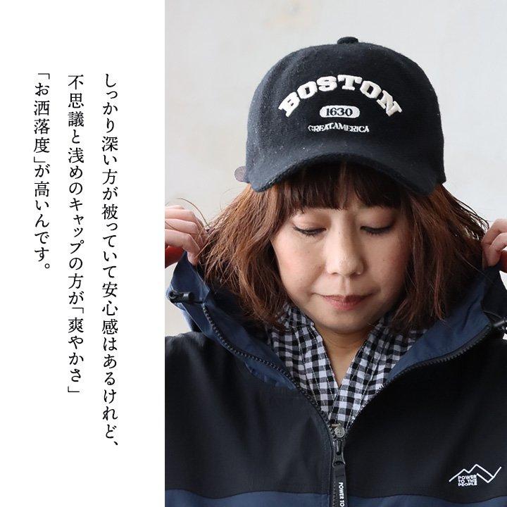 帽子 キャップ ベースボールキャップ メンズ レディース ウール ロゴ カレッジ 刺繍 真鍮 7パネル ショート ブリム カジュアル | PATY | 08