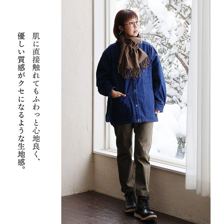 マフラー ストール レディース 大判 ひざ掛け 千鳥格子 総柄 フリンジ 暖かい 防寒 お出かけ 秋 冬 パティ | PATY | 06