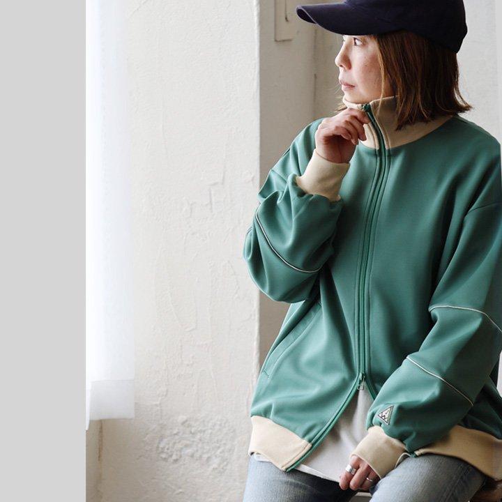 PATY ジャージ 長袖 メンズ レディース ワイド ハイネック ダブル