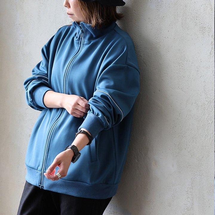 PATY ジャージ 長袖 メンズ レディース ワイド ハイネック ダブル