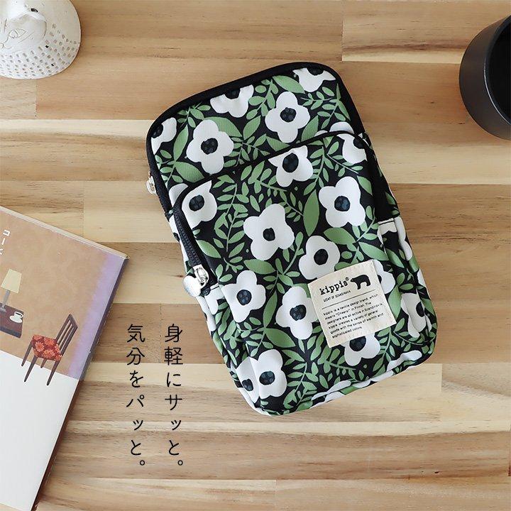 kippis キッピス ショルダーバッグ バッグ カバン レディース 小物入れ ポーチ 総柄 ストラップ しっかり生地 北欧風 (メール便25) | PATY | 23