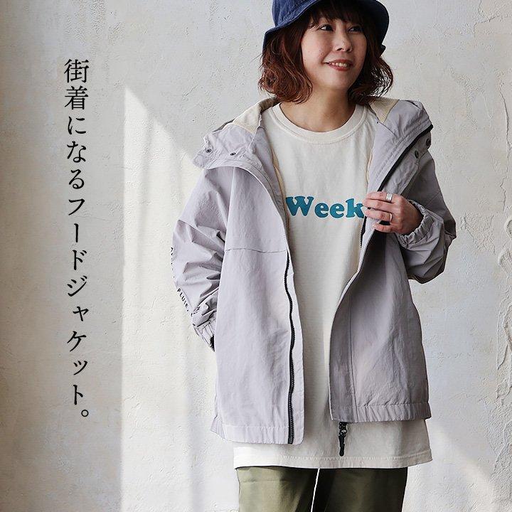 マウンテンパーカー レディース マンパー 長袖 撥水 ナイロン 裏地付き メッシュ 通気性 刺繍 軽い 着痩せ 体型カバー パティ SAIL セイル | PATY | 03