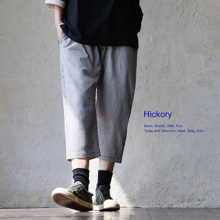 麻 クロップド パンツ シェフパンツ メンズ レディース 夏 涼しい ストレッチ 綿麻 しっかり 丈夫 ワイド ウエストゴム パティ Spants スパンツ | PATY | 14