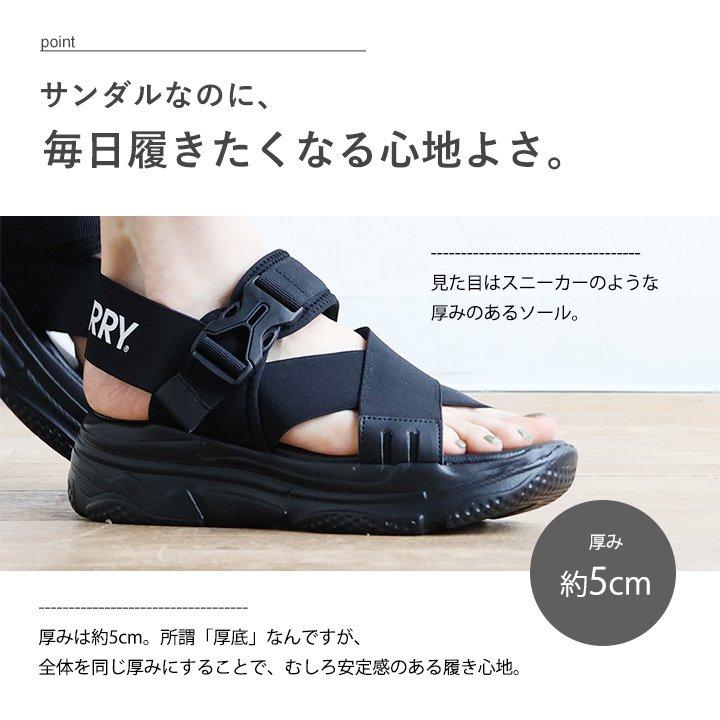 サンダル スポーツサンダル レディース 厚底 ゴムバンド クッションインソール 歩きやすい 軽い 疲れにくい カジュアル 夏 パティ | PATY | 04