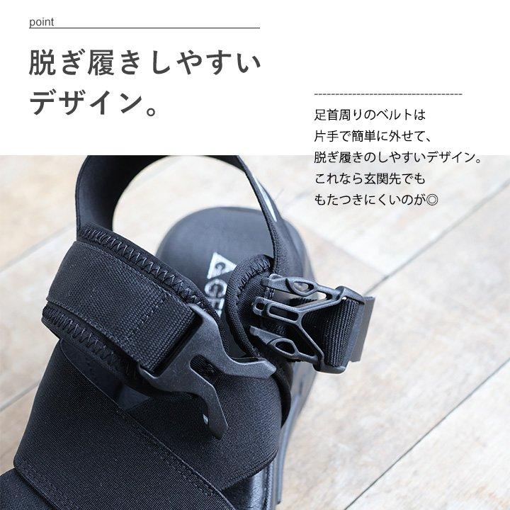 サンダル スポーツサンダル レディース 厚底 ゴムバンド クッションインソール 歩きやすい 軽い 疲れにくい カジュアル 夏 パティ | PATY | 06