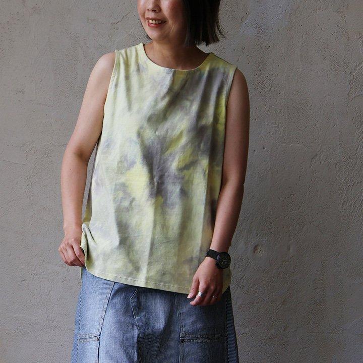 PATY タンクトップ タンク ノースリーブ レディース クルーネック 綿