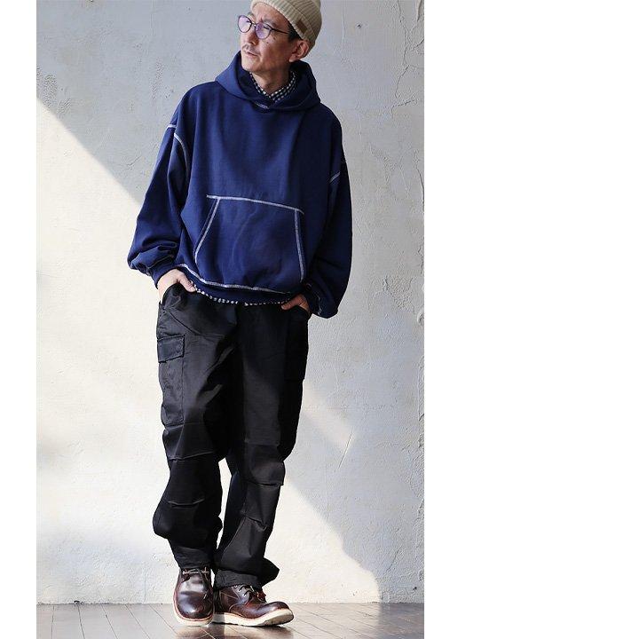 カーゴパンツ パンツ ワイド ストレート メンズ レディース T/Cツイル コットン ポリエステル ハリ 無地 ウエストゴム パティ | PATY | 12