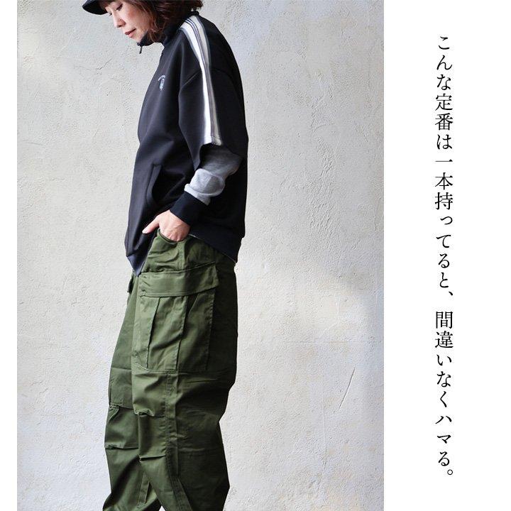 カーゴパンツ パンツ ワイド ストレート メンズ レディース T/Cツイル コットン ポリエステル ハリ 無地 ウエストゴム パティ | PATY | 14