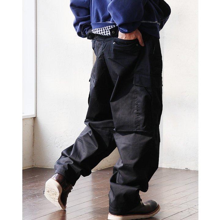 カーゴパンツ パンツ ワイド ストレート メンズ レディース T/Cツイル コットン ポリエステル ハリ 無地 ウエストゴム パティ | PATY | 06
