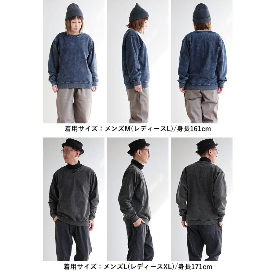 PATY スウェット トレーナー 長袖 メンズ レディース クルーネック V