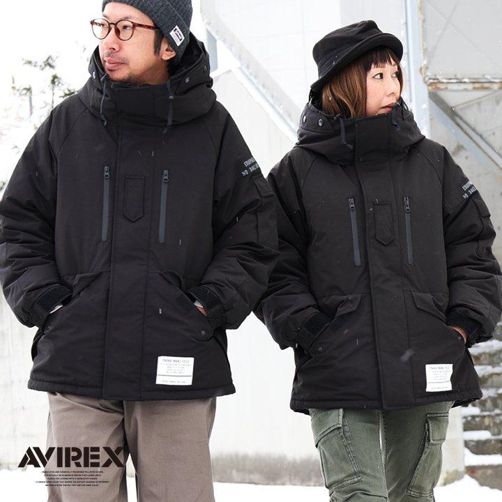 AVIREX　ダウンジャケット AVIREX レザーダウンジャケット