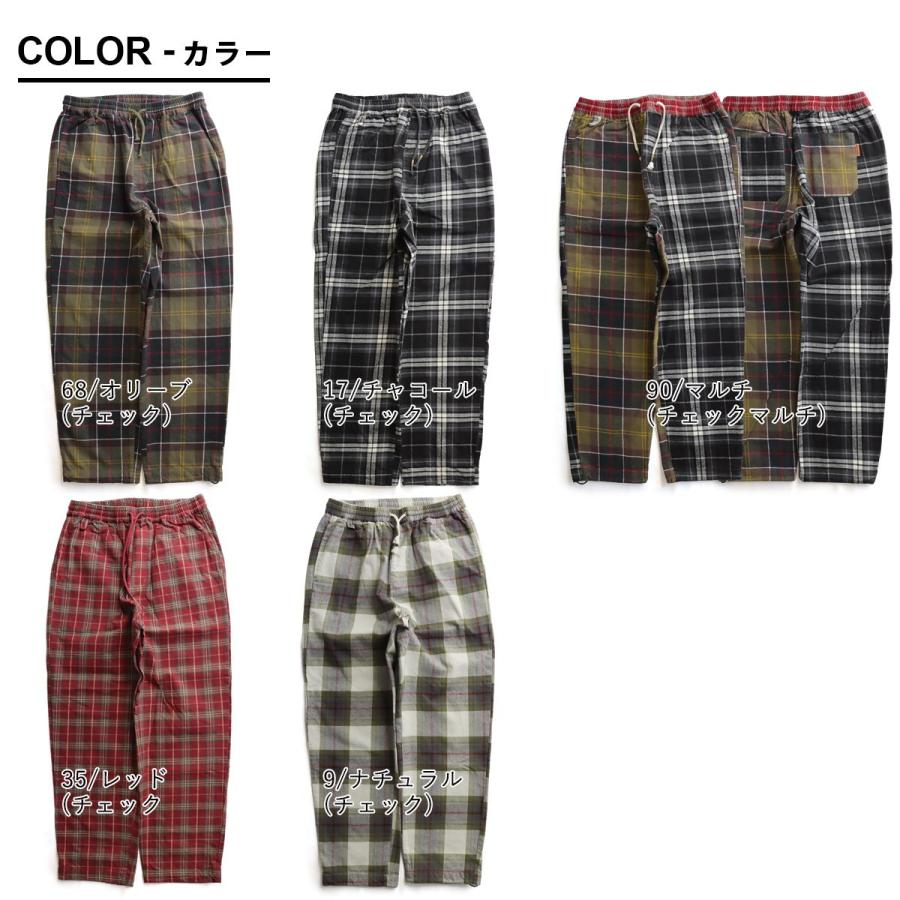 KRIFF MAYER クリフメイヤー パンツ シェフパンツ ワイド テーパード メンズ レディース チェック柄 綿100 ウエストゴム ゆったり パティ | KRIFF MAYER | 06