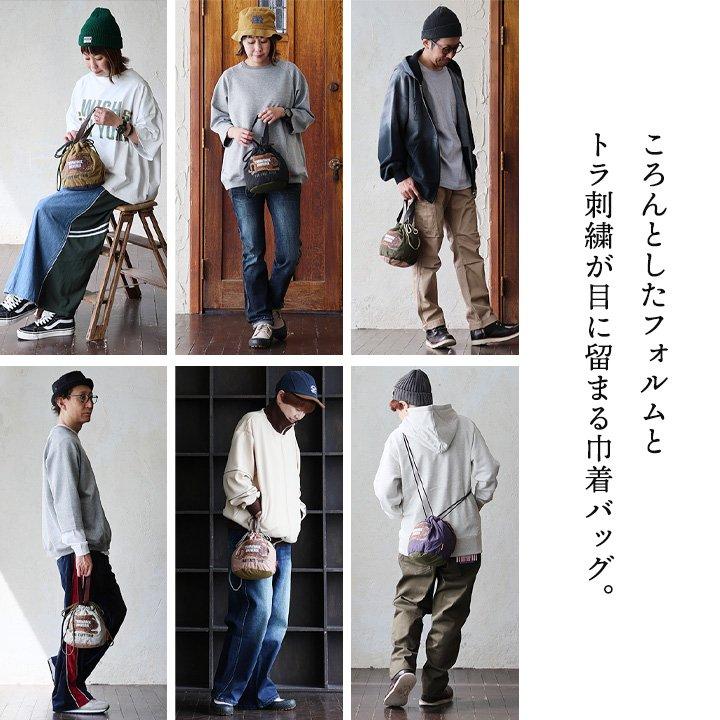 KRIFF MAYER クリフメイヤー バッグ 巾着 ショルダー ハンドバッグ メンズ レディース 2WAY トラ 刺繍 ナイロン 中綿 キルティング パティ (メール便50) | KRIFF MAYER | 10