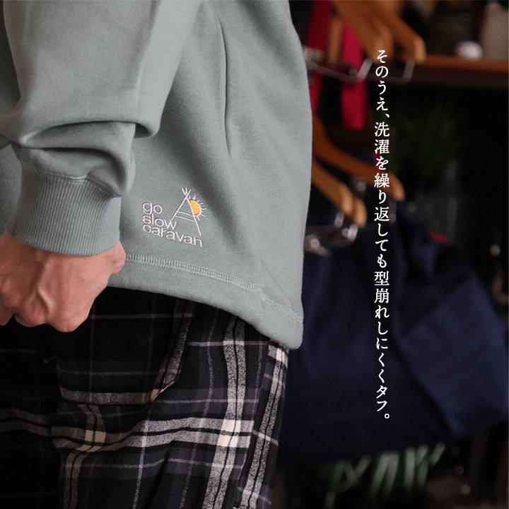 go slow caravan ゴースローキャラバン スウェット トレーナー 長袖 メンズ レディース クルーネック シロクマ クマ プリント 綿100 ヘビーウェイト パティ | PATY | 06
