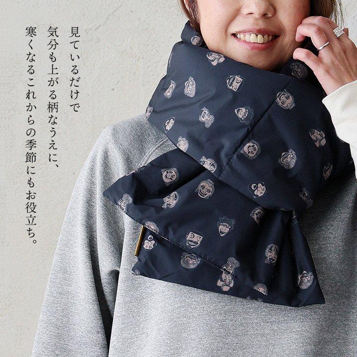 gym master ジムマスター マフラー ストール ネックウォーマー メンズ レディース 総柄 ハッピーペイント リップストップ 中綿 暖かい パティ | PATY | 11