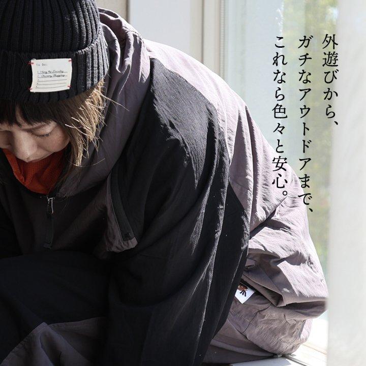 gym master ジムマスター ライトアウター フーディー ハイネックフード 長袖 メンズ レディース 斜めジップ 配色 裏地付き パティ | PATY | 04