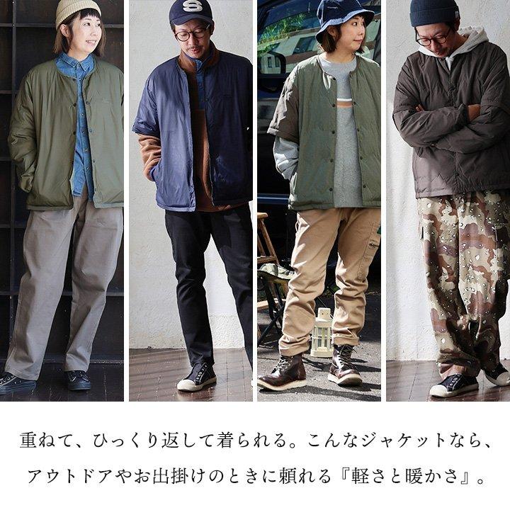 gym master ジムマスター ジャケット キルティング 5分袖 長袖 リバーシブル ノーカラー 中綿 軽い 暖かい 重ね着 パティ | PATY | 18