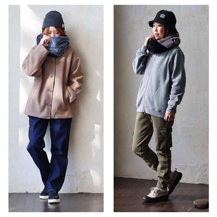 KANGOL カンゴール スヌード ネックウォーマー レディース ファー ポリエステル 配色 アニマル カンガルー 軽い 暖かい 防寒 パティ | PATY | 10