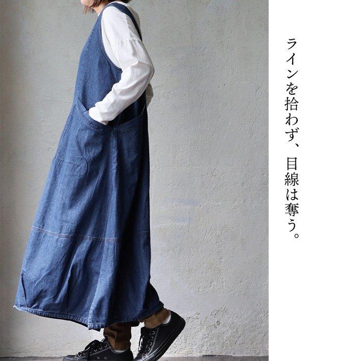 PATY ジャンパースカート ジャンスカ レディース ノースリーブ Vネック