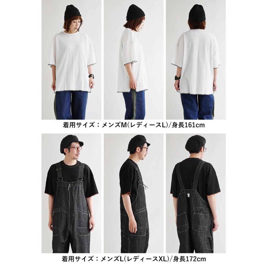 PATY Tシャツ 半袖 メンズ レディース サーマル ワッフル 無地 重ね着