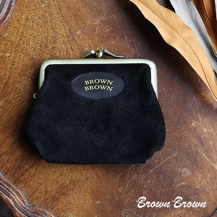 PATY 財布 がま口 カードケース 牛革 スエード スウェード 手のひら