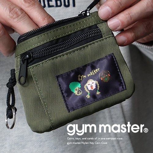 gym master ジムマスター ポーチ キーケース コインケース メンズ レディース 刺繍 ワンポイント ナイロン しっかり生地 小銭 パティ (メール便12) | PATY