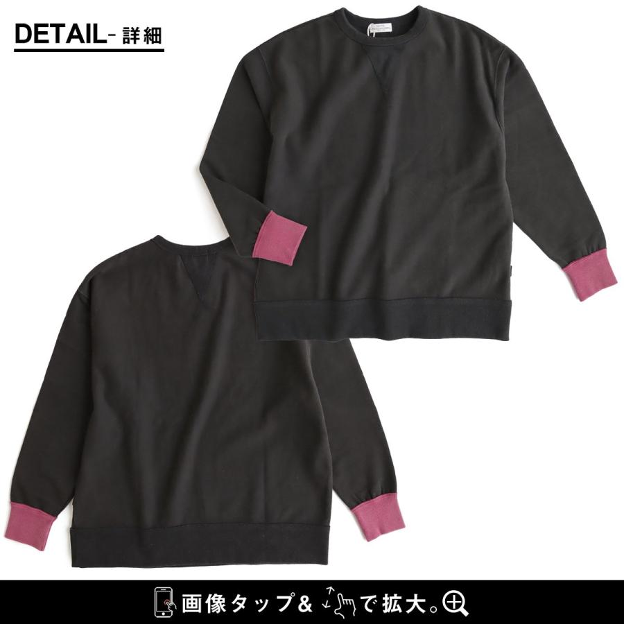 PATY スウェット トレーナー 長袖 メンズ レディース クルーネック V