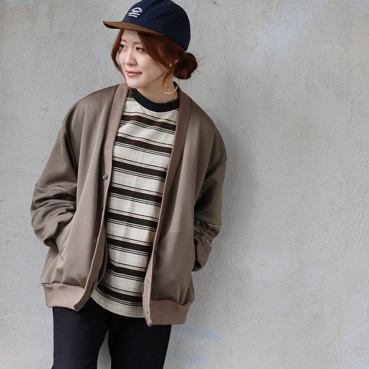 PATY カーディガン メンズ レディース 重ね着 着痩せ ワイド ジャージ