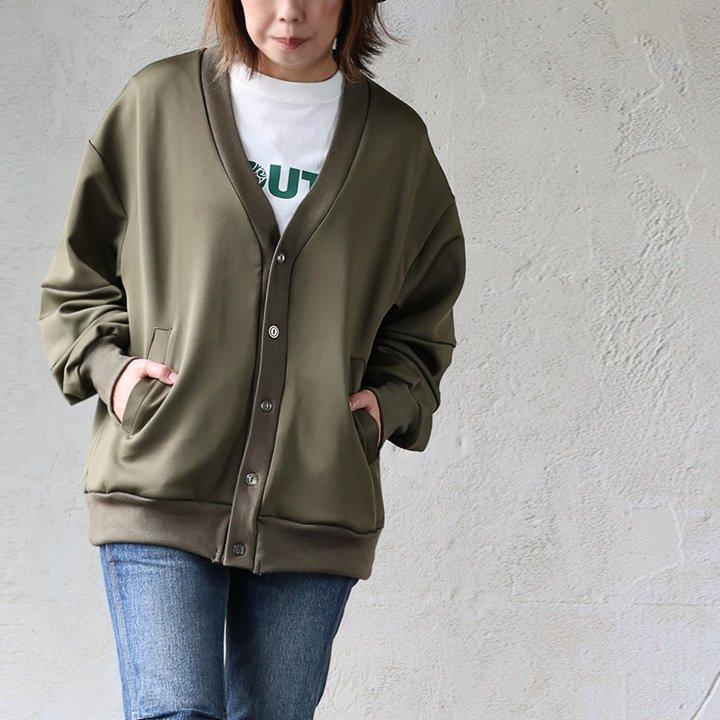 PATY カーディガン メンズ レディース 重ね着 着痩せ ワイド ジャージ