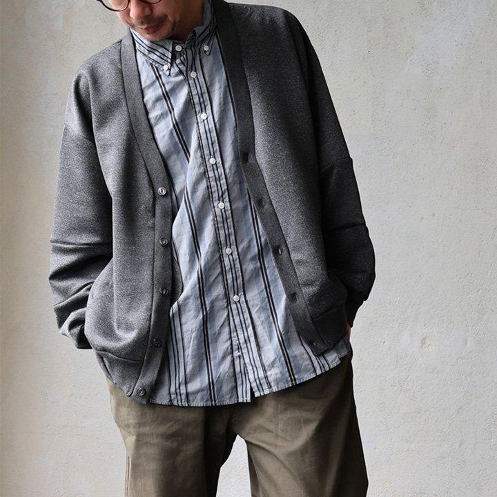 カーディガン メンズ レディース 重ね着 着痩せ ワイド ジャージ 落ち感 軽い ストレッチ 刺繍 袖 裾 リブ パティ Mr.Lumberjack ミスターランバージャック | PATY | 11