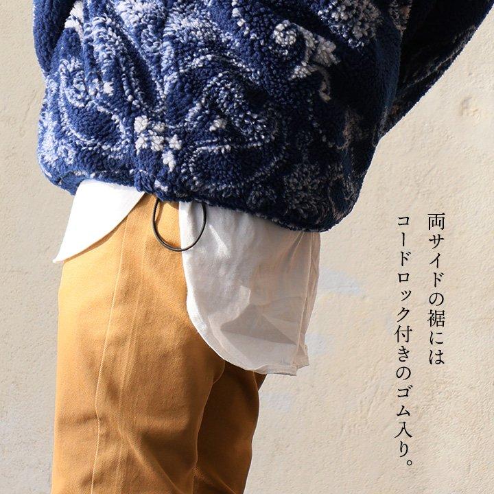 PATY ブルゾン ジャケット フード付き メンズ レディース ペイズリー柄
