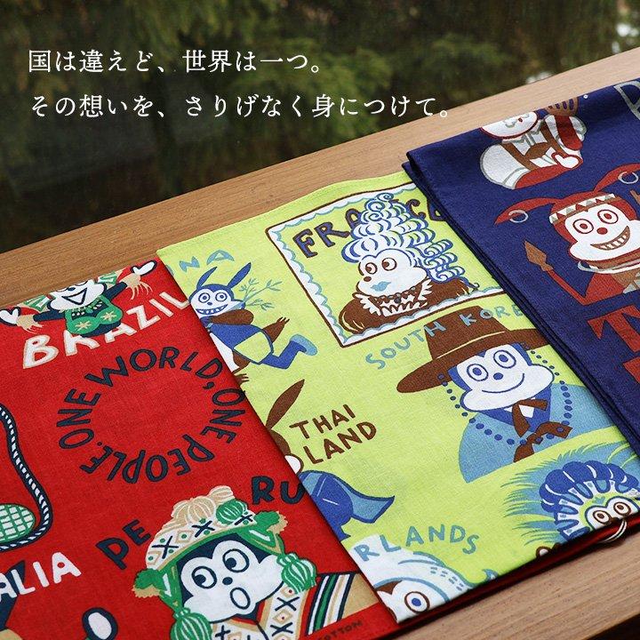 TIGRE BROCANTE ティグルブロカンテ バンダナ スカーフ メンズ レディース 大判 正方形 薄手 綿100 コットン ガーゼ 日本製 ナッティー パティ (メール便16) | PATY | 06