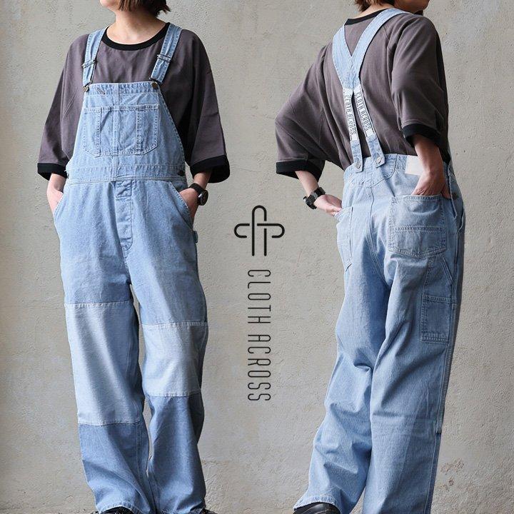 PATY オーバーオール サロペット デニム ストレート ワイド レディース
