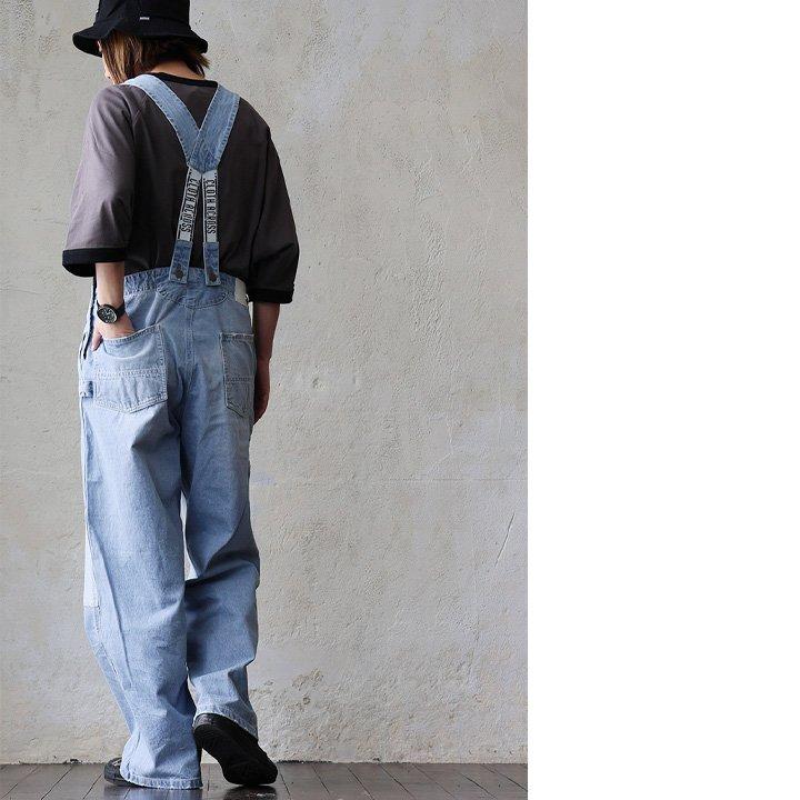 PATY オーバーオール サロペット デニム ストレート ワイド レディース